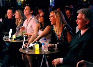 Kate Gosselin in the audience at Brad Garrett's Comedy Club VIP Grand Opening at MGM Grand on Thursday, March 29, 2012.

